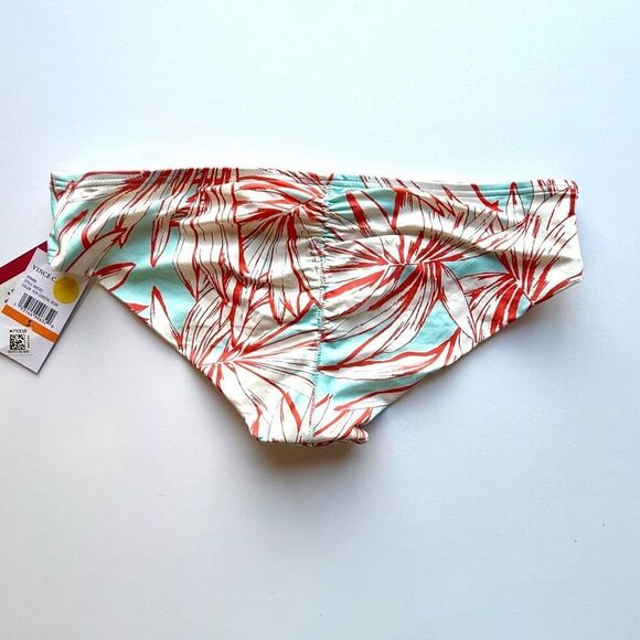 NWT Vince Camuto Women's Shirred Printed Bikini Bottom. Size S - Picture 5 of 6